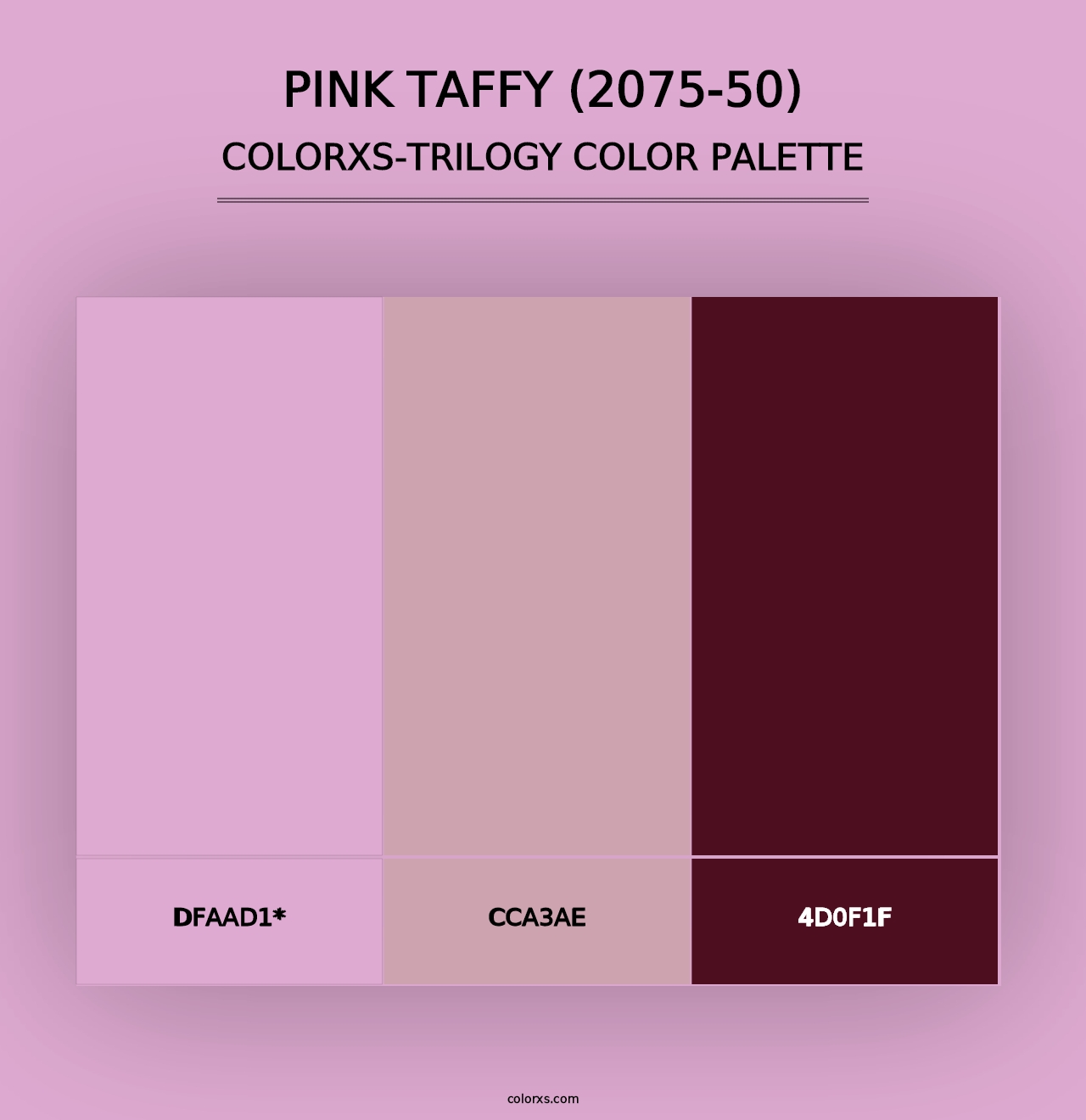 Pink Taffy (2075-50) - Colorxs Trilogy Palette