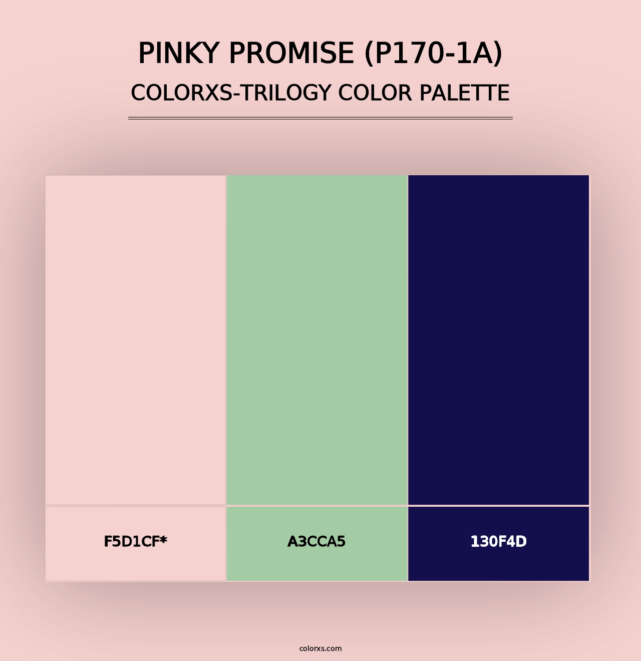 Pinky Promise (P170-1A) - Colorxs Trilogy Palette