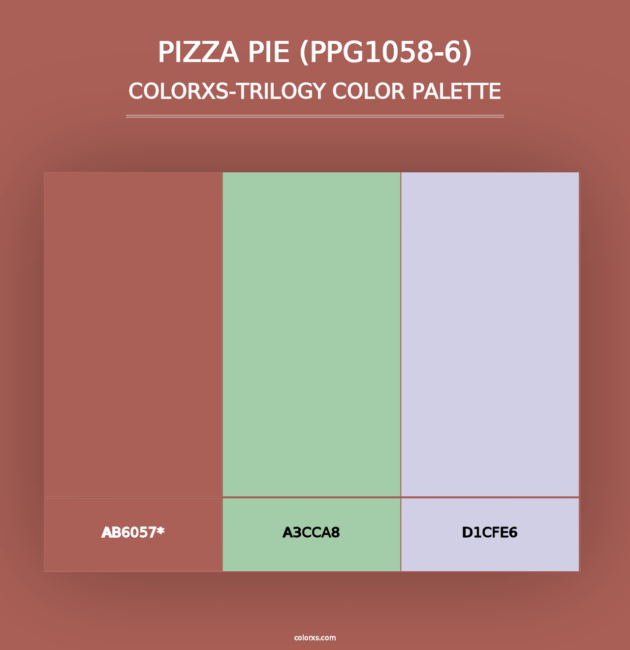 Pizza Pie (PPG1058-6) - Colorxs Trilogy Palette