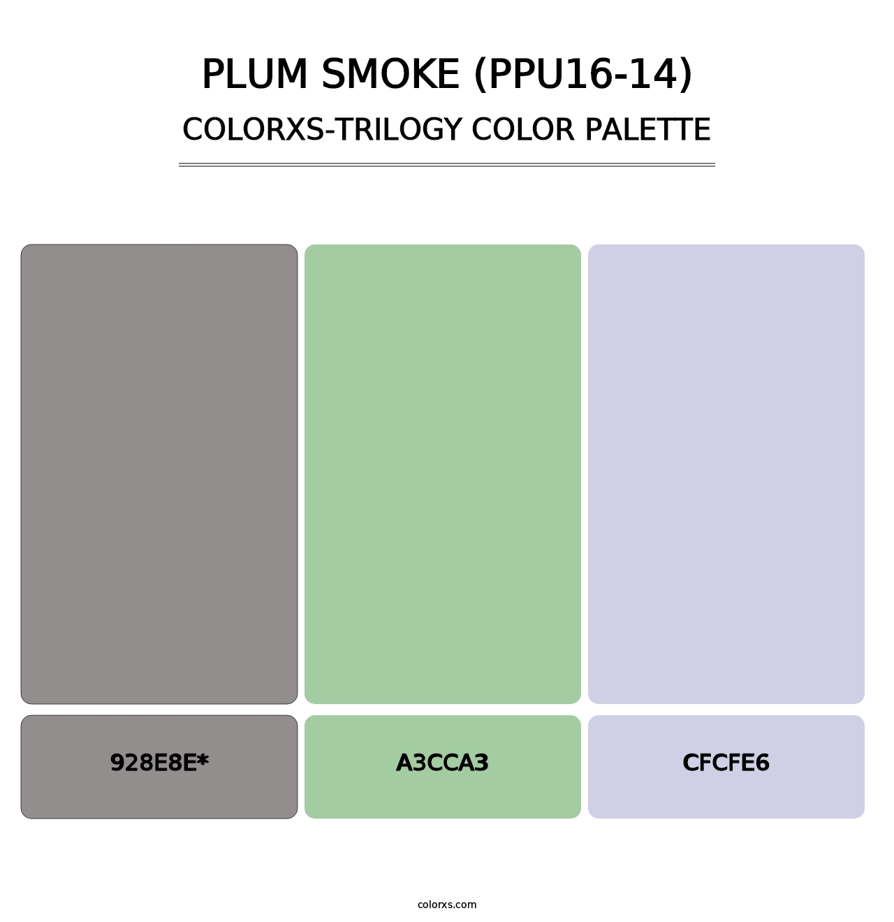 Plum Smoke (PPU16-14) - Colorxs Trilogy Palette