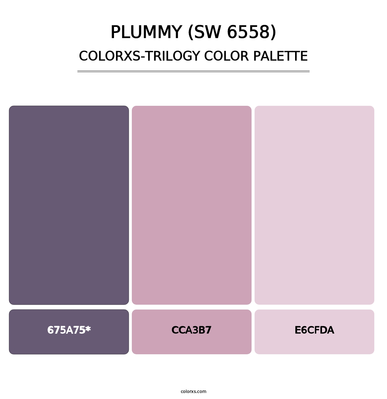 Plummy (SW 6558) - Colorxs Trilogy Palette