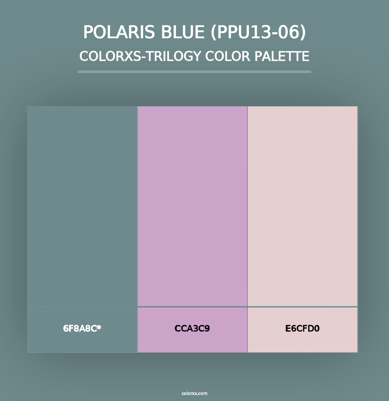 Polaris Blue (PPU13-06) - Colorxs Trilogy Palette