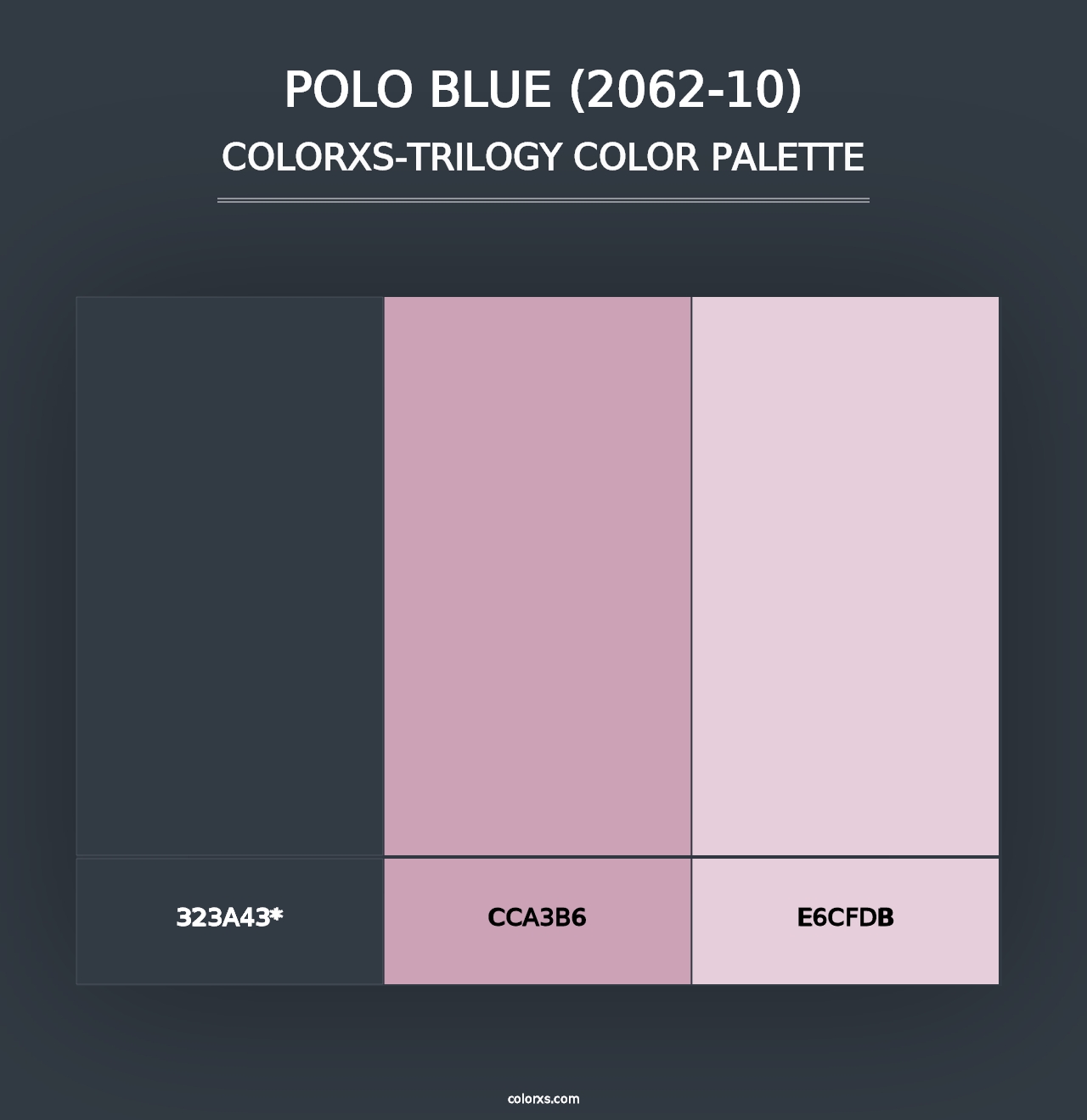 Polo Blue (2062-10) - Colorxs Trilogy Palette