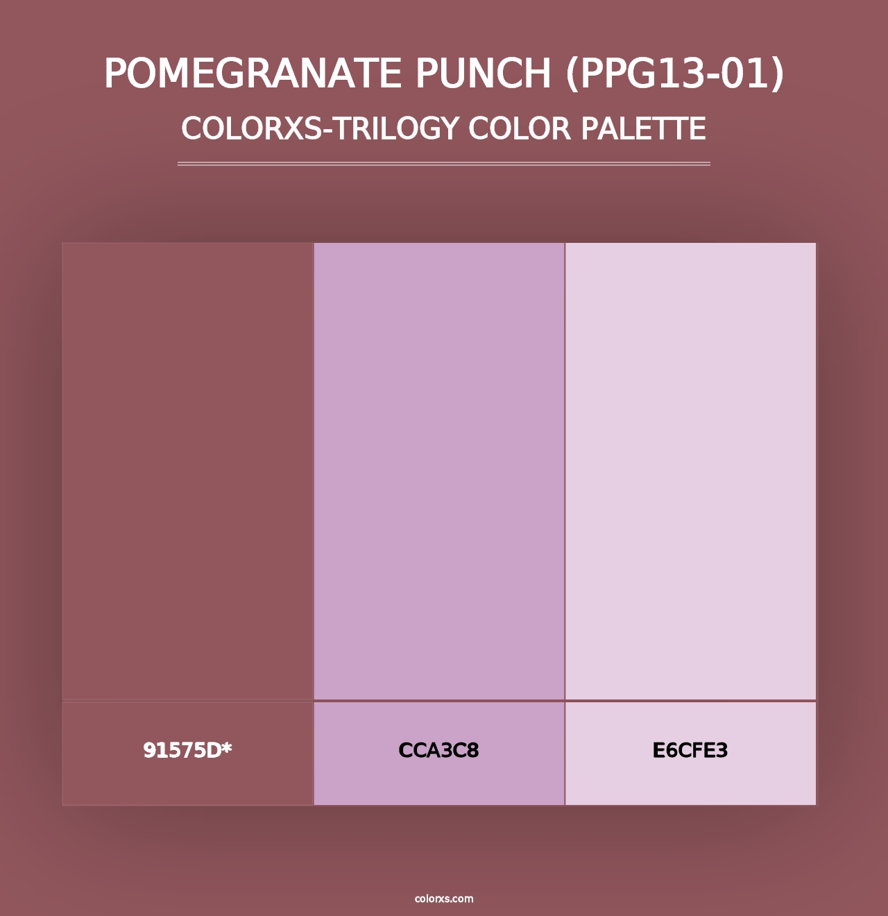 Pomegranate Punch (PPG13-01) - Colorxs Trilogy Palette