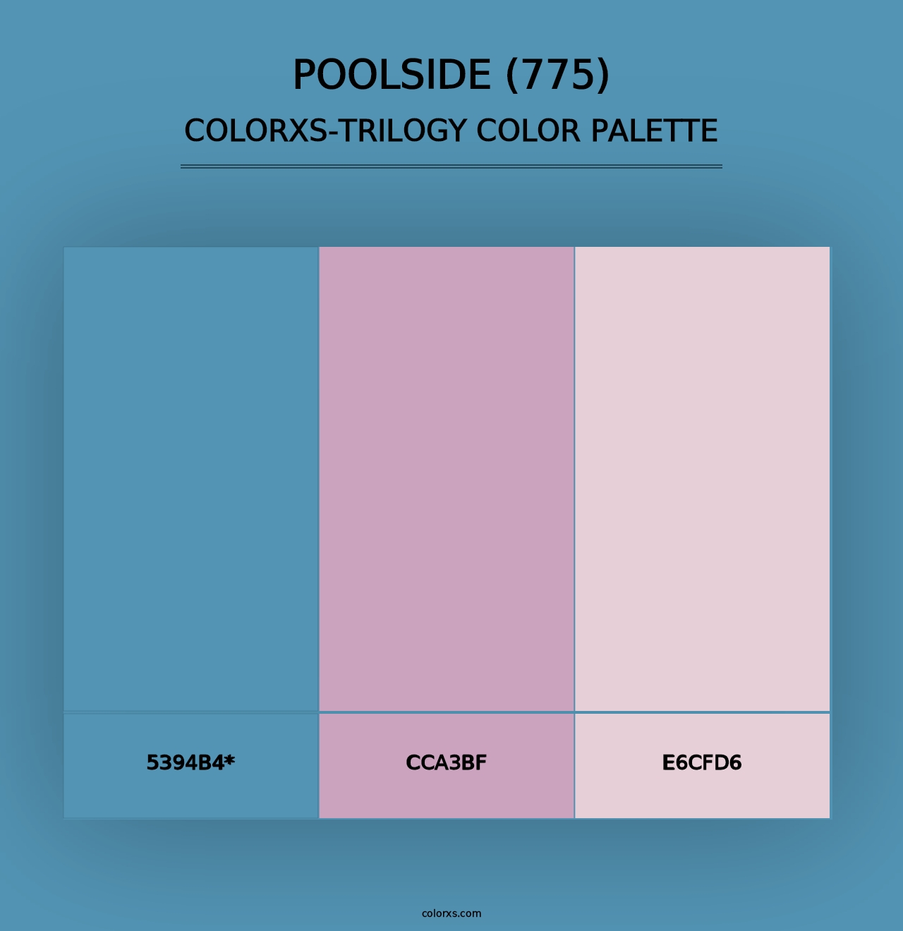 Poolside (775) - Colorxs Trilogy Palette