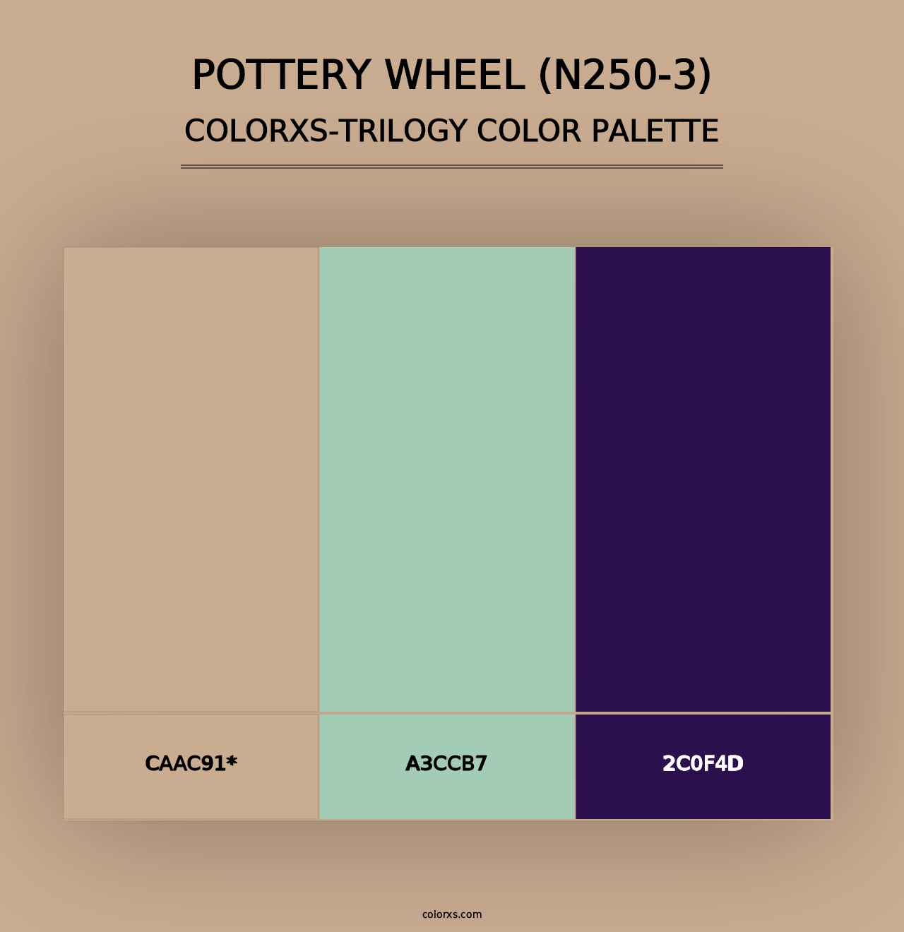 Pottery Wheel (N250-3) - Colorxs Trilogy Palette