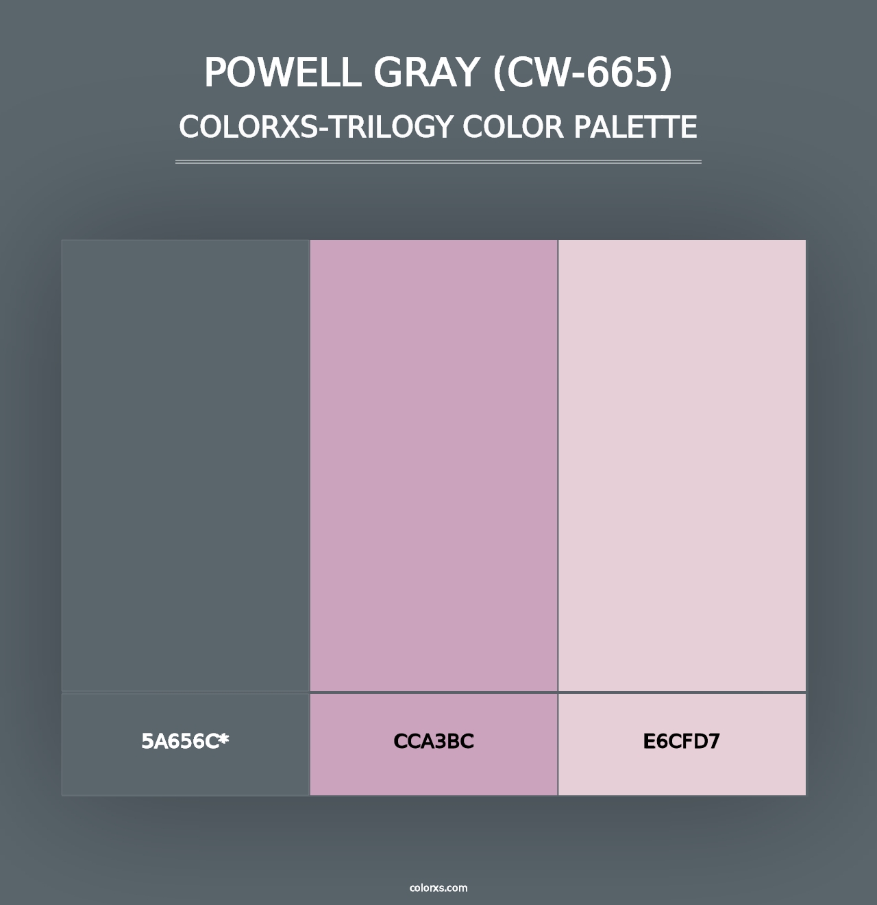 Powell Gray (CW-665) - Colorxs Trilogy Palette