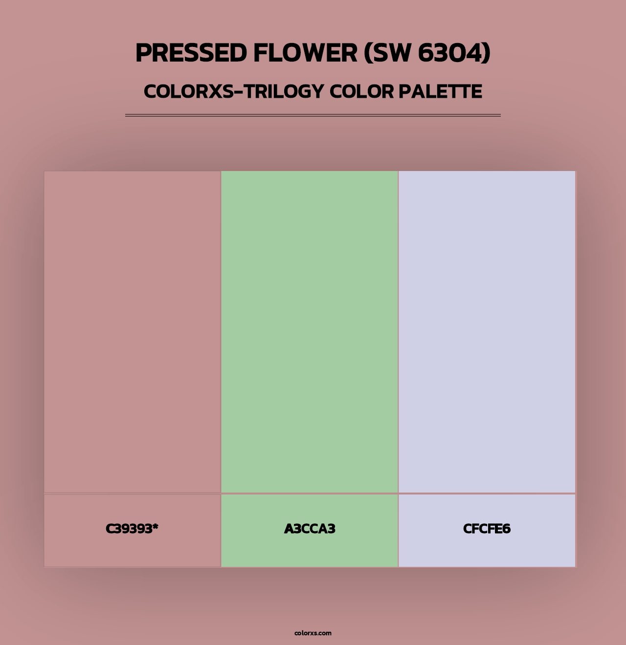 Pressed Flower (SW 6304) - Colorxs Trilogy Palette