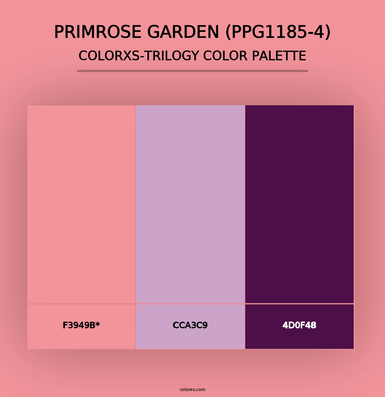 Primrose Garden (PPG1185-4) - Colorxs Trilogy Palette