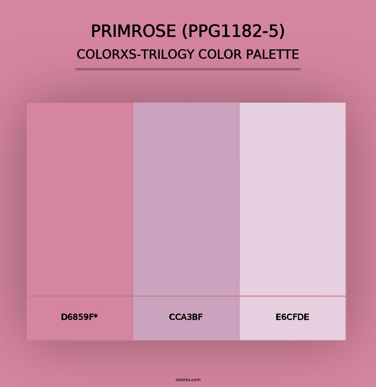 Primrose (PPG1182-5) - Colorxs Trilogy Palette