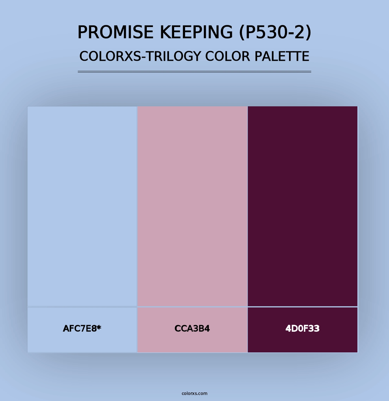 Promise Keeping (P530-2) - Colorxs Trilogy Palette