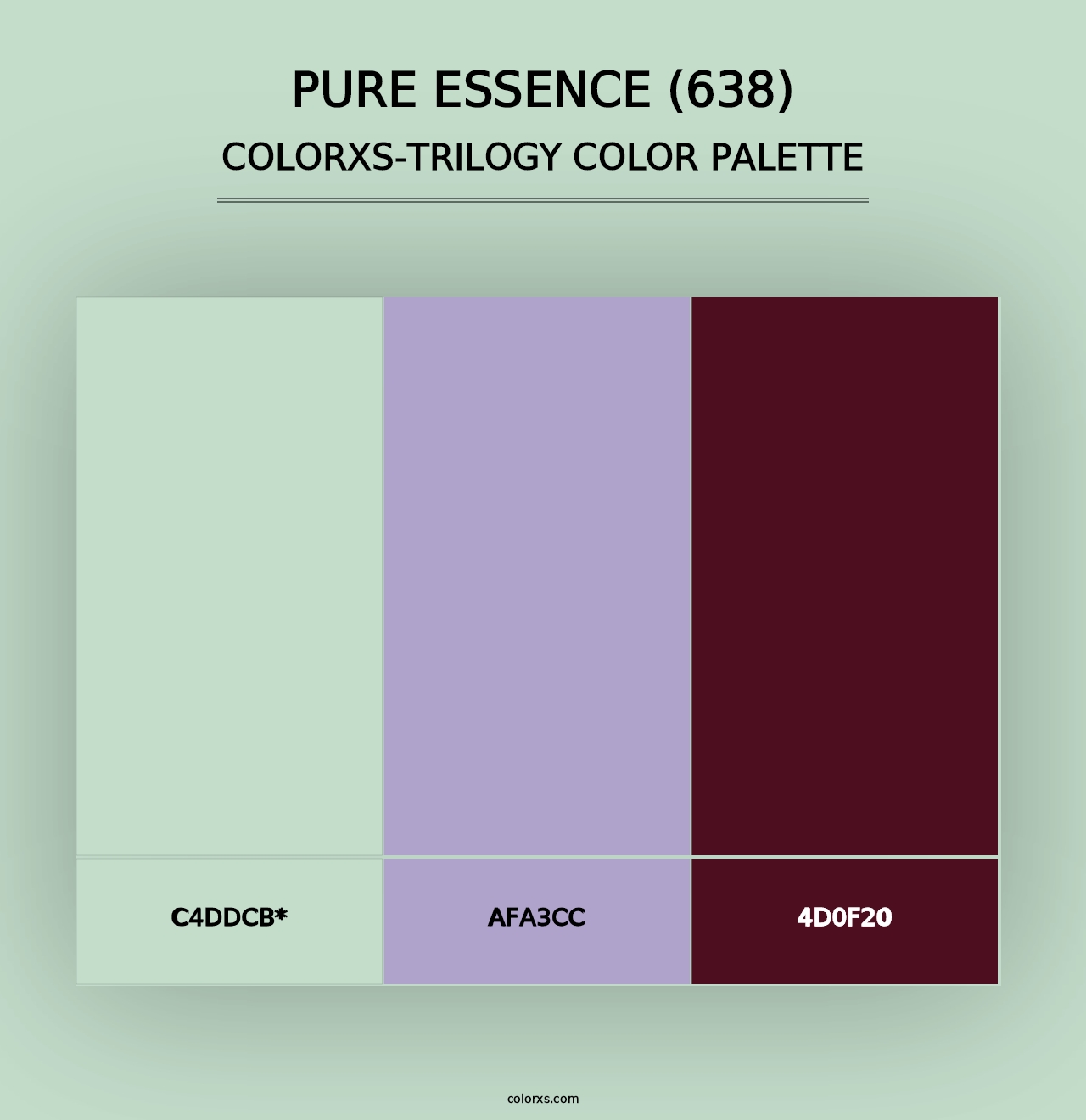 Pure Essence (638) - Colorxs Trilogy Palette