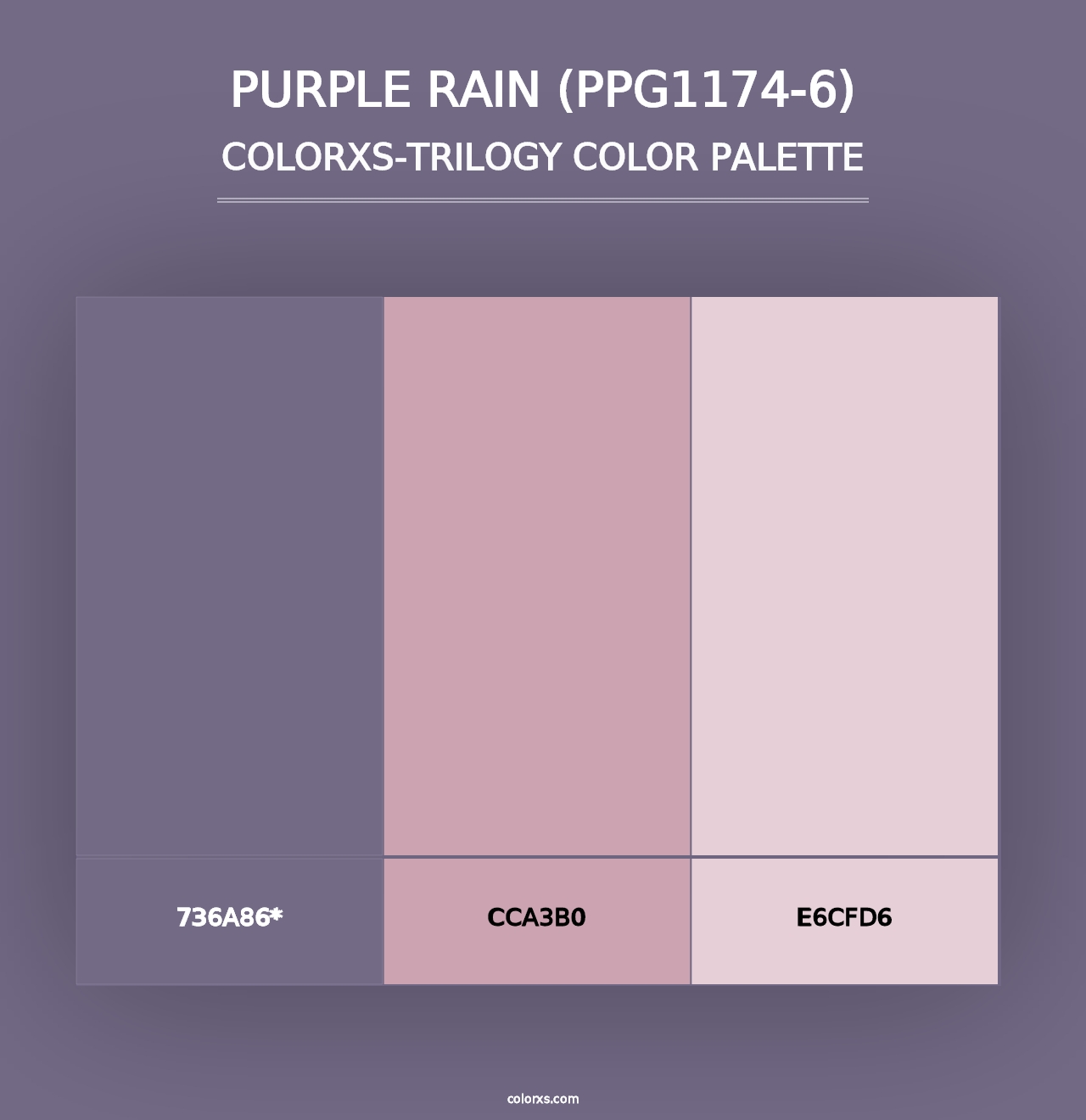 Purple Rain (PPG1174-6) - Colorxs Trilogy Palette