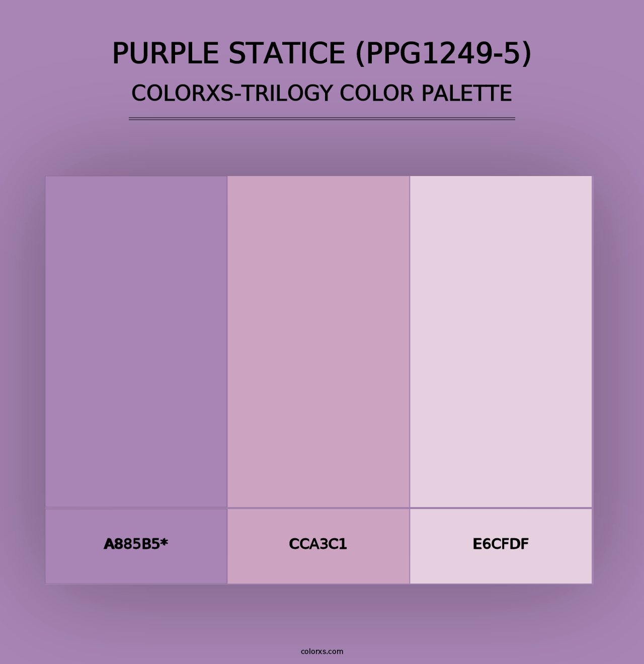 Purple Statice (PPG1249-5) - Colorxs Trilogy Palette