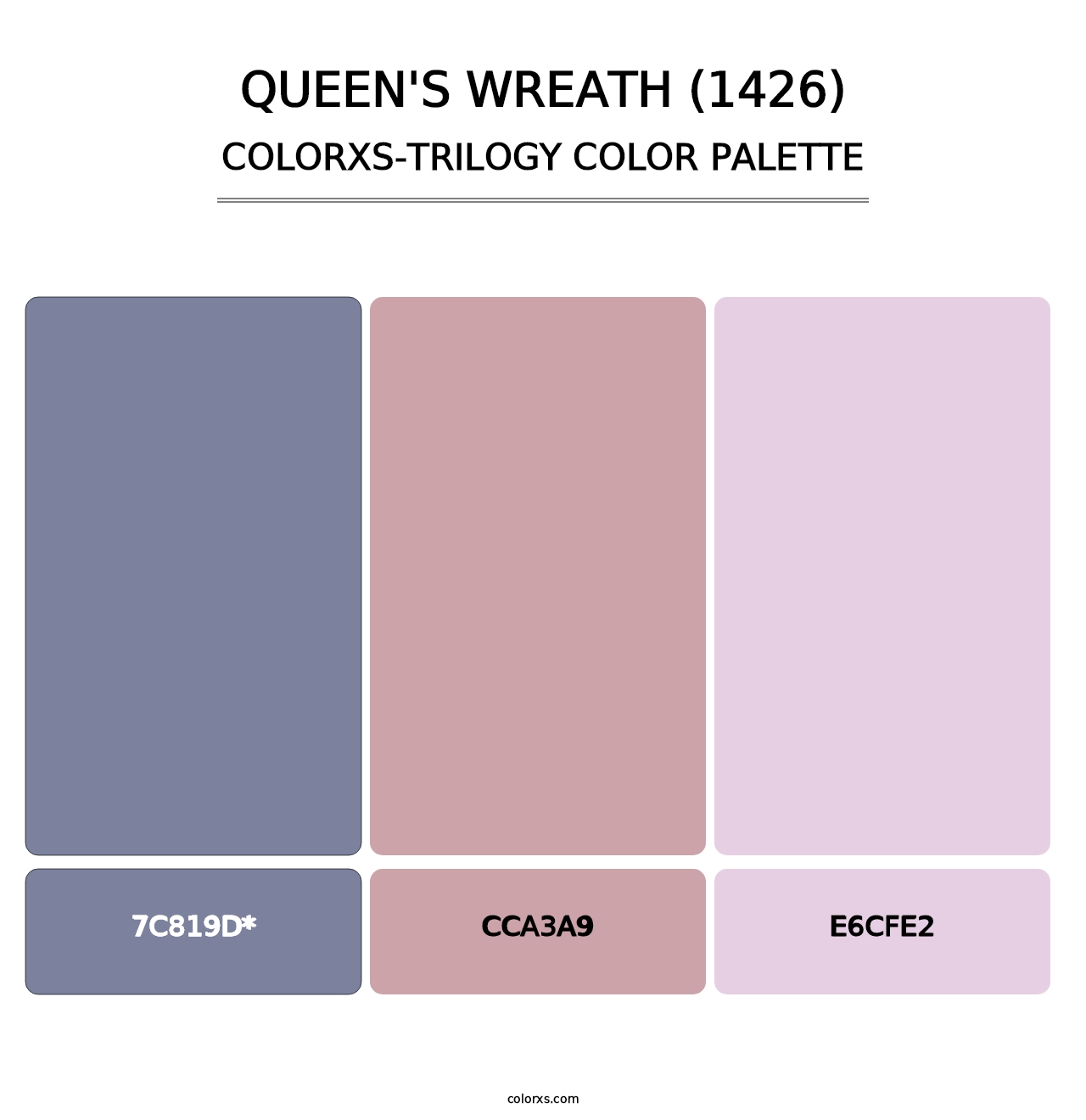 Queen's Wreath (1426) - Colorxs Trilogy Palette