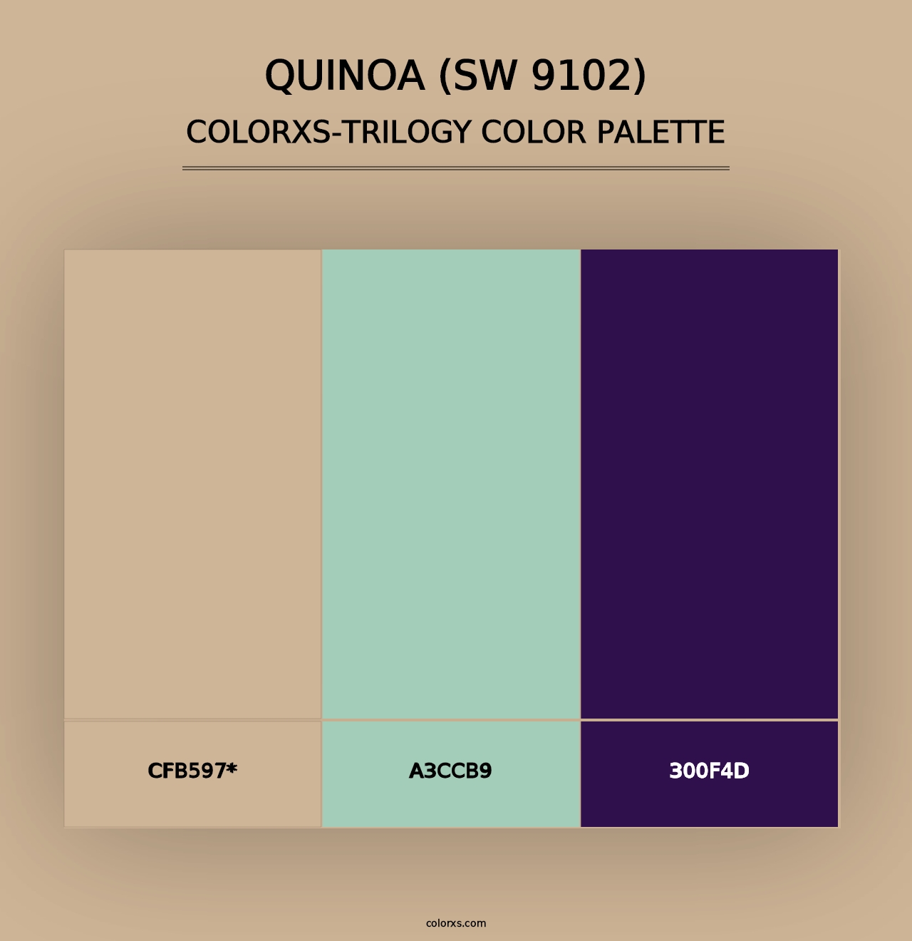 Quinoa (SW 9102) - Colorxs Trilogy Palette