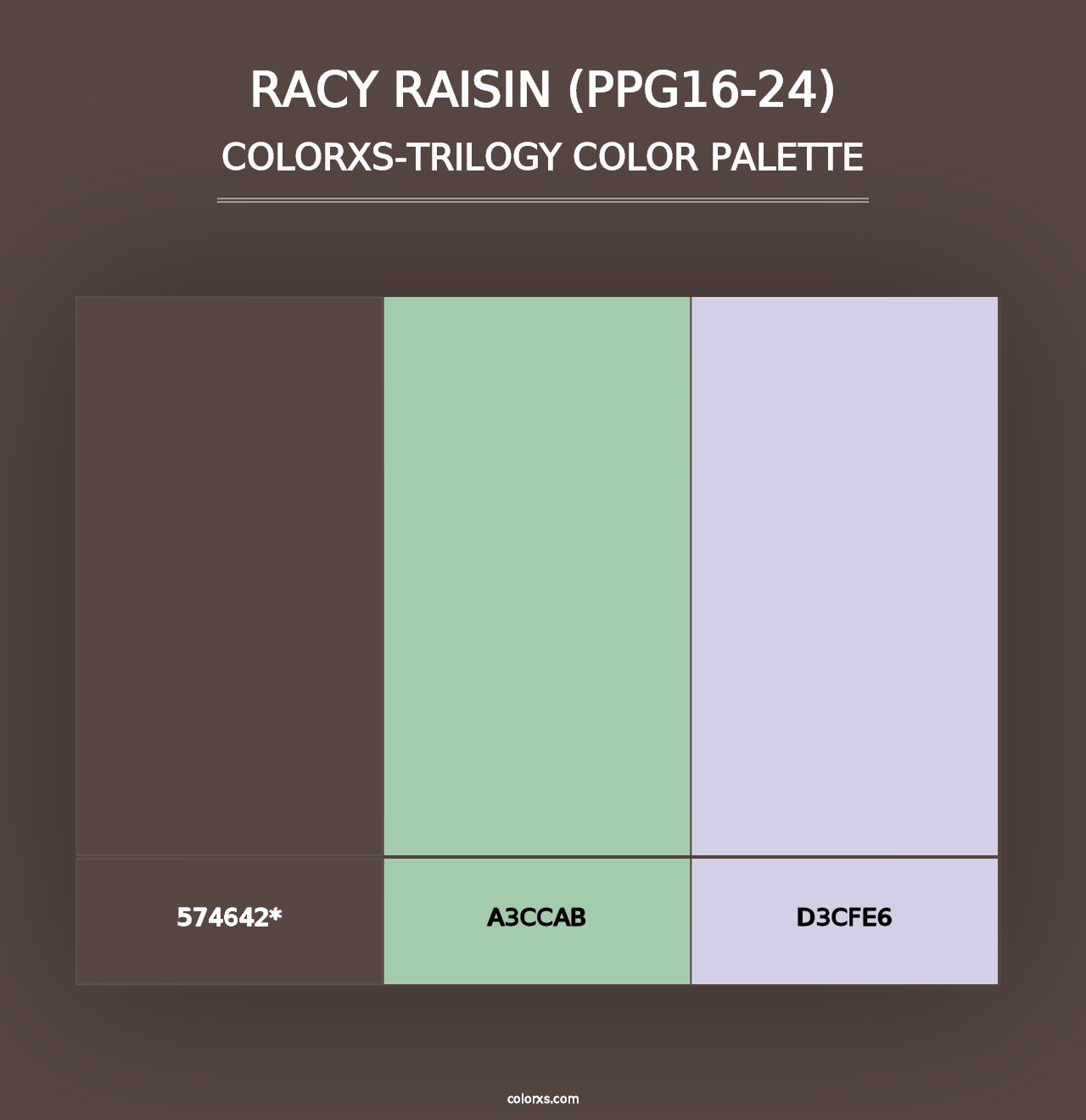 Racy Raisin (PPG16-24) - Colorxs Trilogy Palette