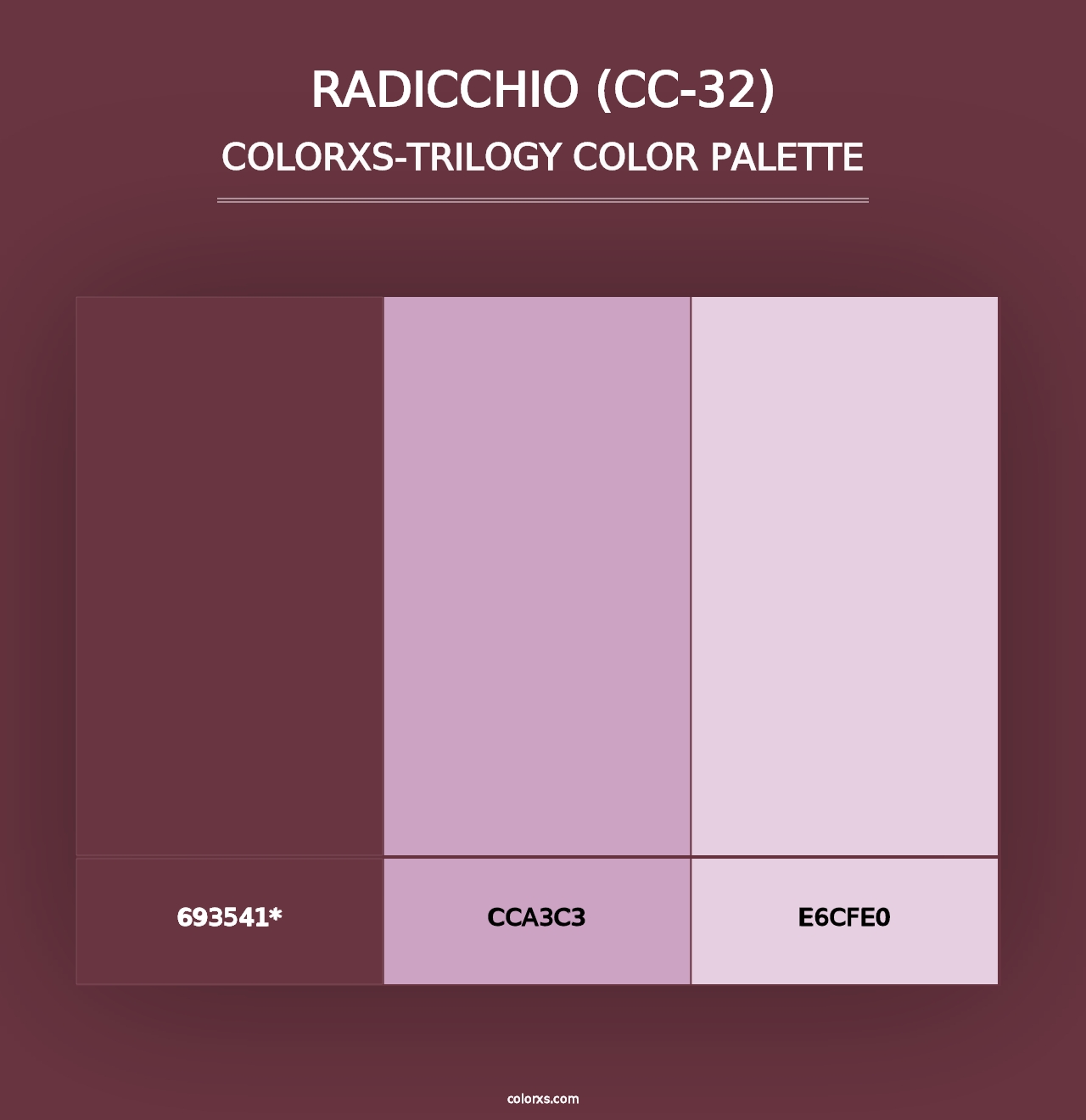 Radicchio (CC-32) - Colorxs Trilogy Palette