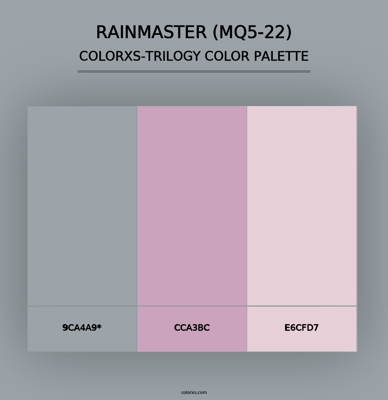 Rainmaster (MQ5-22) - Colorxs Trilogy Palette