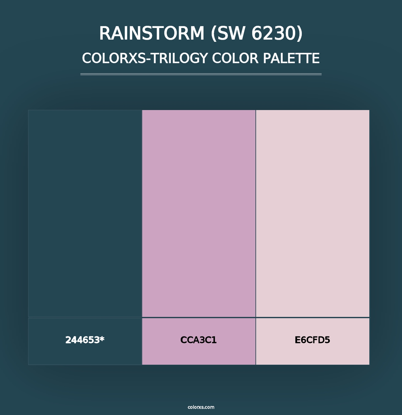 Rainstorm (SW 6230) - Colorxs Trilogy Palette