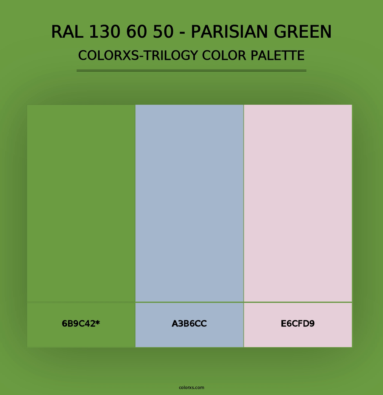 RAL 130 60 50 - Parisian Green - Colorxs Trilogy Palette