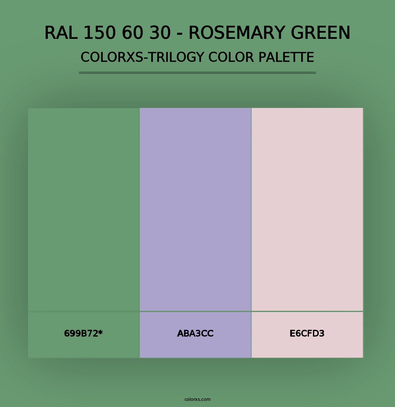 RAL 150 60 30 - Rosemary Green - Colorxs Trilogy Palette