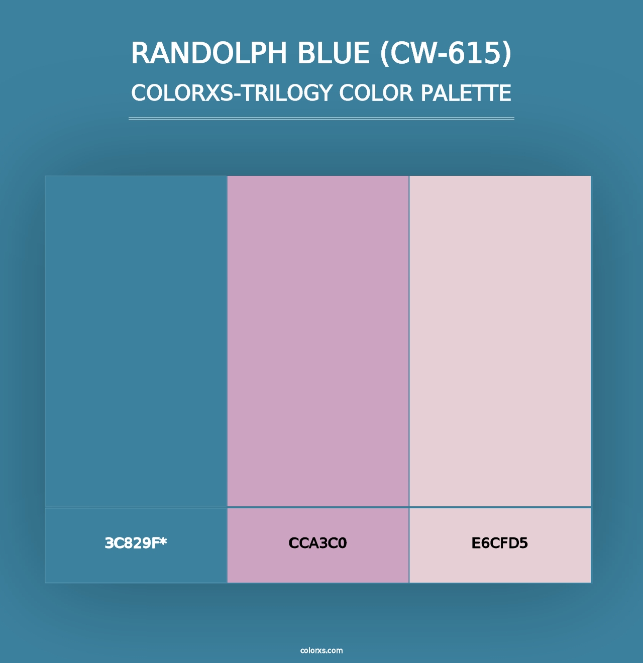 Randolph Blue (CW-615) - Colorxs Trilogy Palette