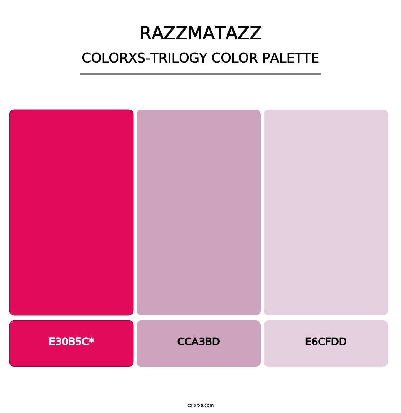 Razzmatazz - Colorxs Trilogy Palette