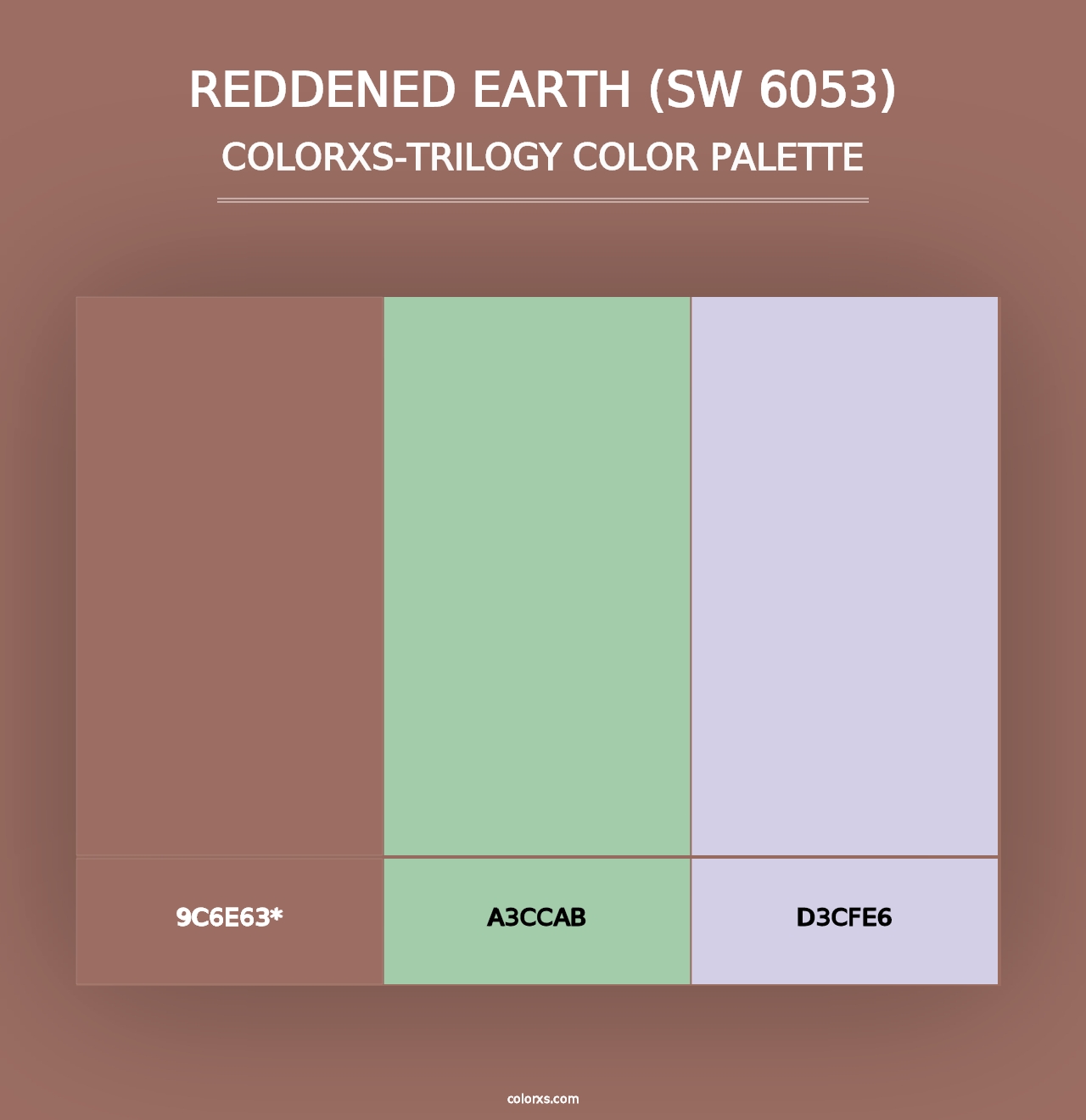 Reddened Earth (SW 6053) - Colorxs Trilogy Palette