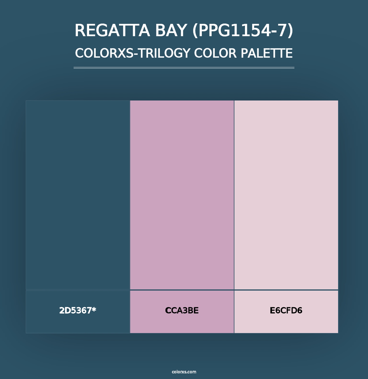 Regatta Bay (PPG1154-7) - Colorxs Trilogy Palette