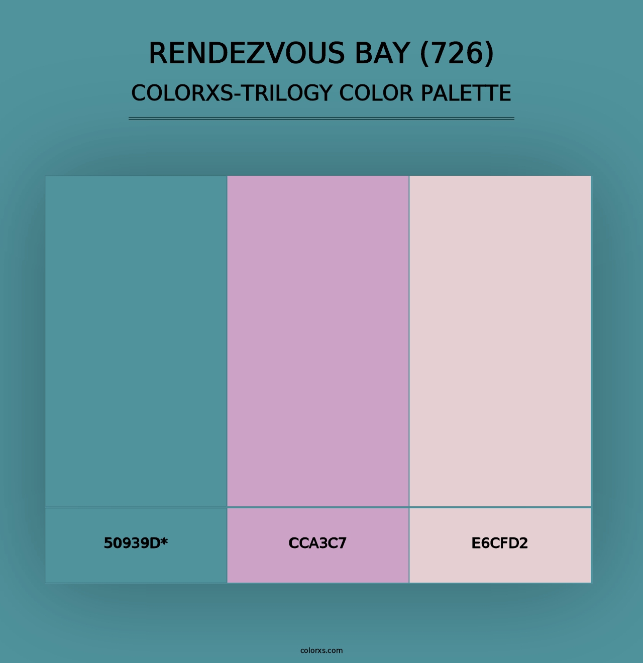 Rendezvous Bay (726) - Colorxs Trilogy Palette