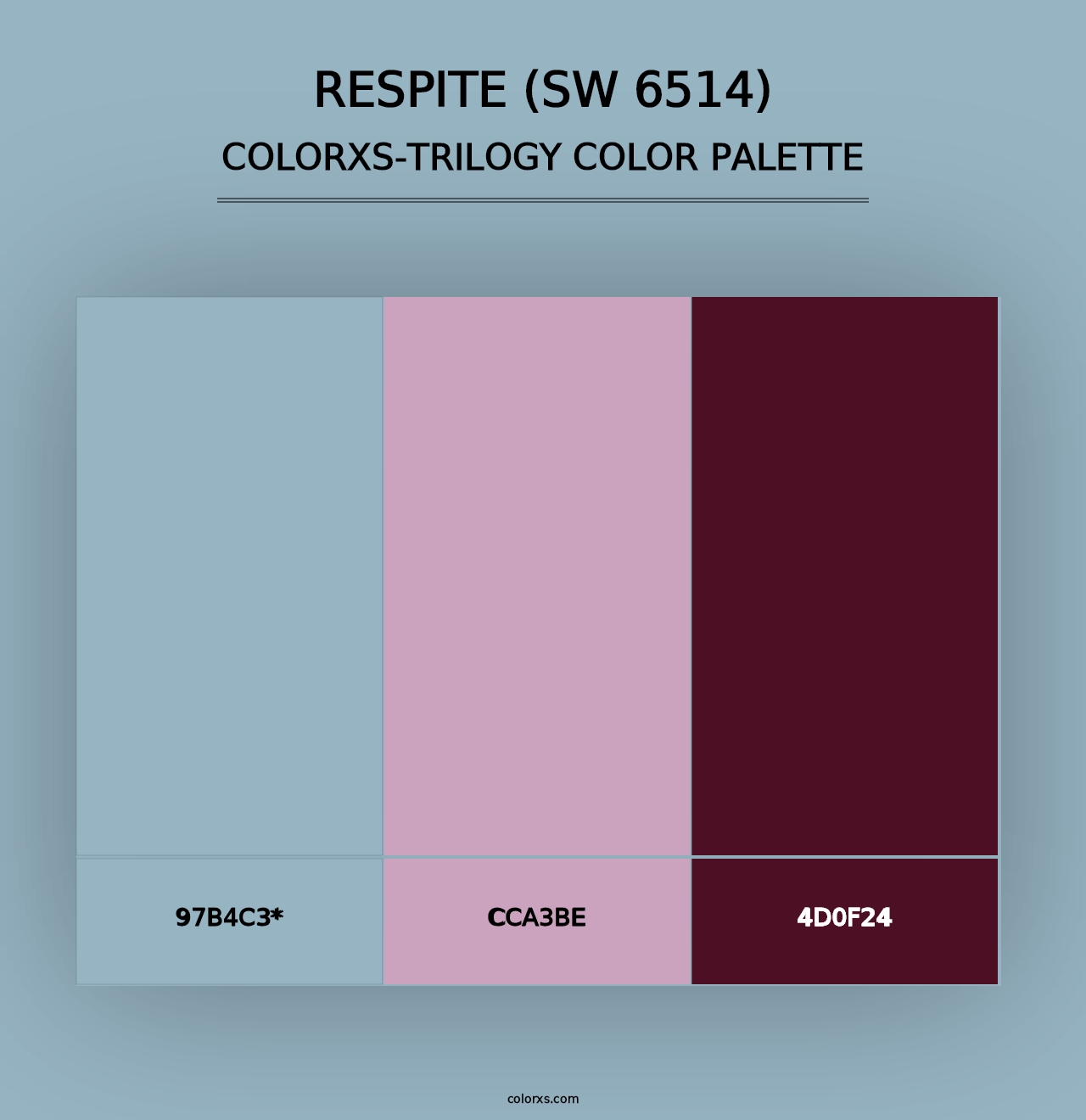 Respite (SW 6514) - Colorxs Trilogy Palette