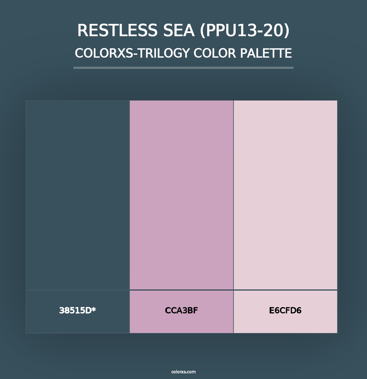 Restless Sea (PPU13-20) - Colorxs Trilogy Palette