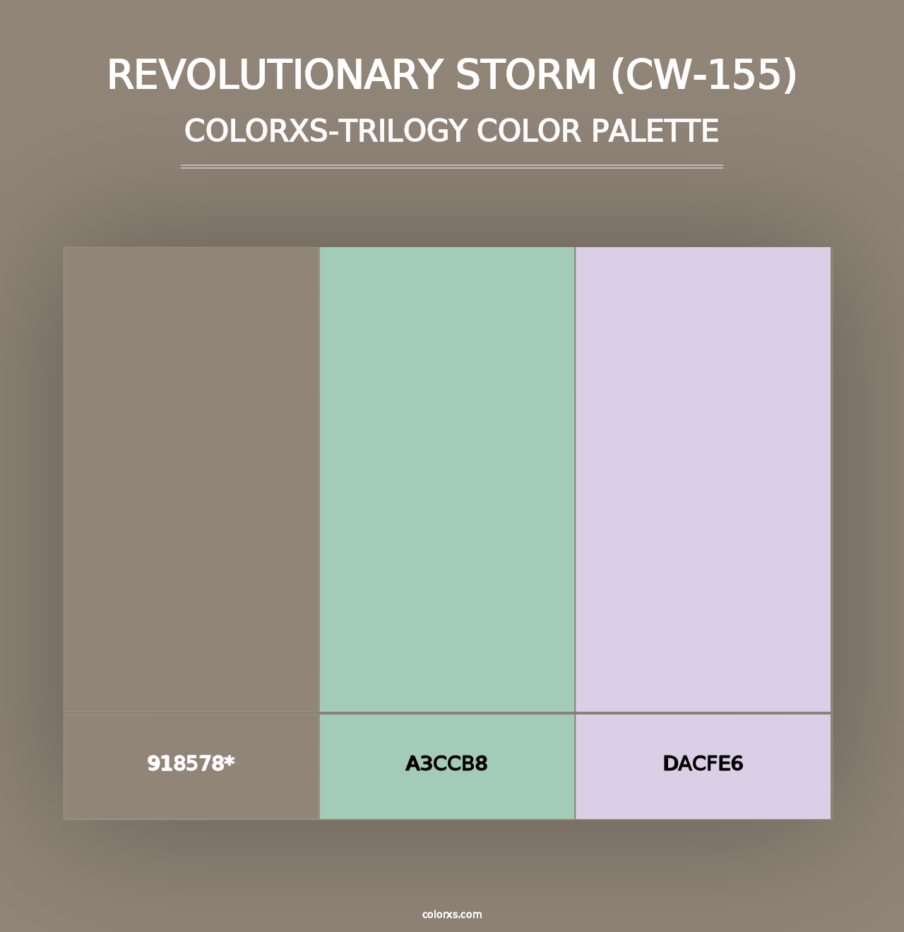 Revolutionary Storm (CW-155) - Colorxs Trilogy Palette