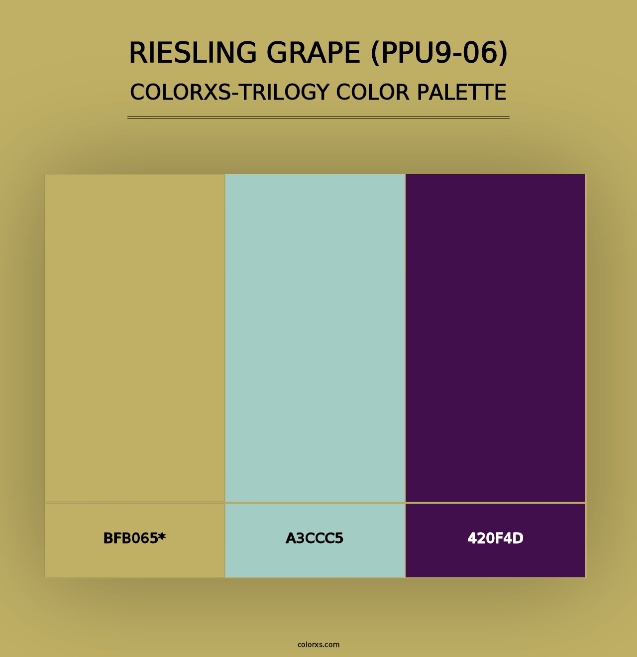 Riesling Grape (PPU9-06) - Colorxs Trilogy Palette