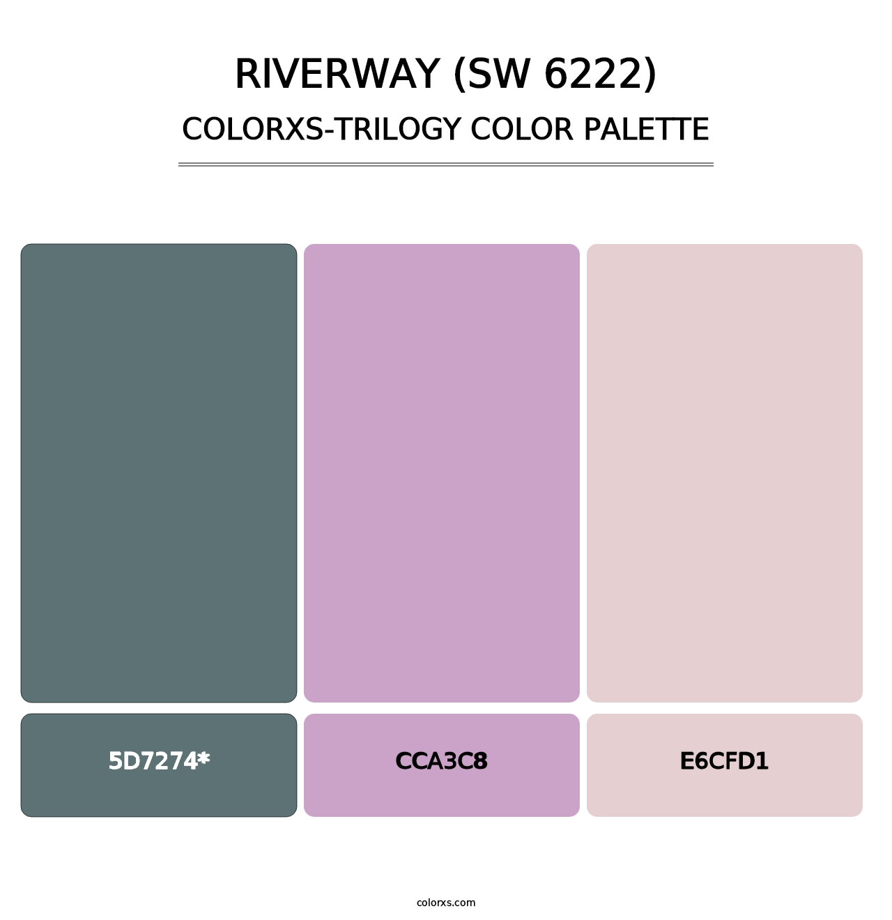 Riverway (SW 6222) - Colorxs Trilogy Palette