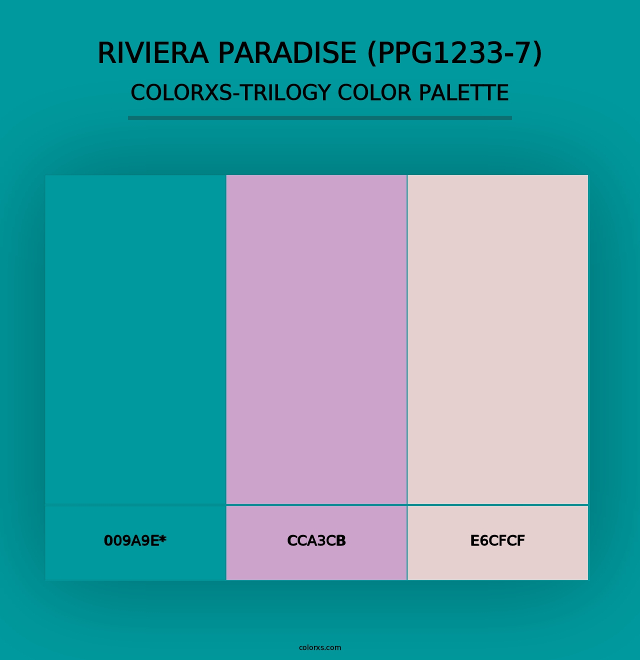 Riviera Paradise (PPG1233-7) - Colorxs Trilogy Palette