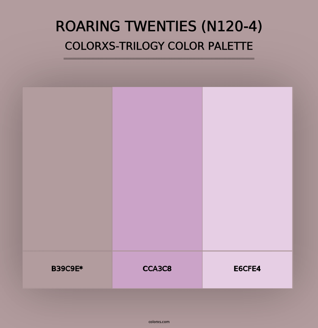 Roaring Twenties (N120-4) - Colorxs Trilogy Palette