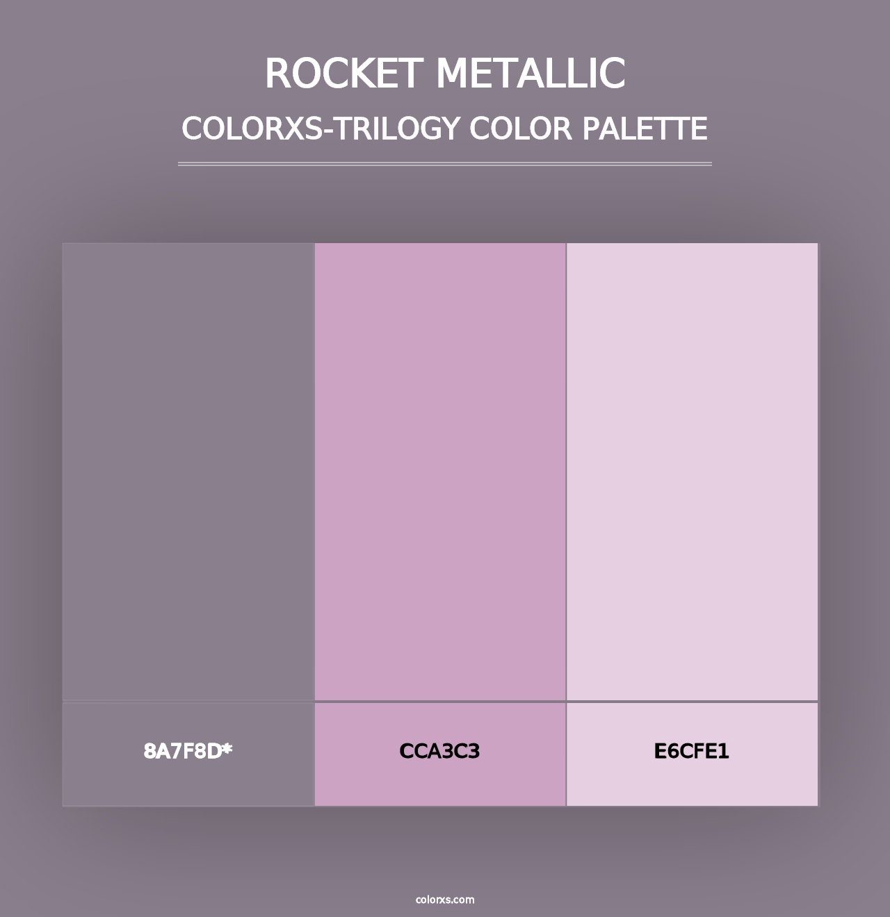 Rocket Metallic - Colorxs Trilogy Palette