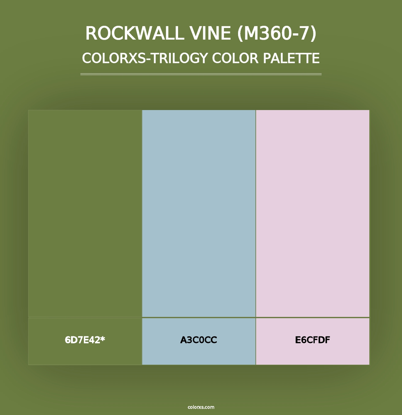 Rockwall Vine (M360-7) - Colorxs Trilogy Palette