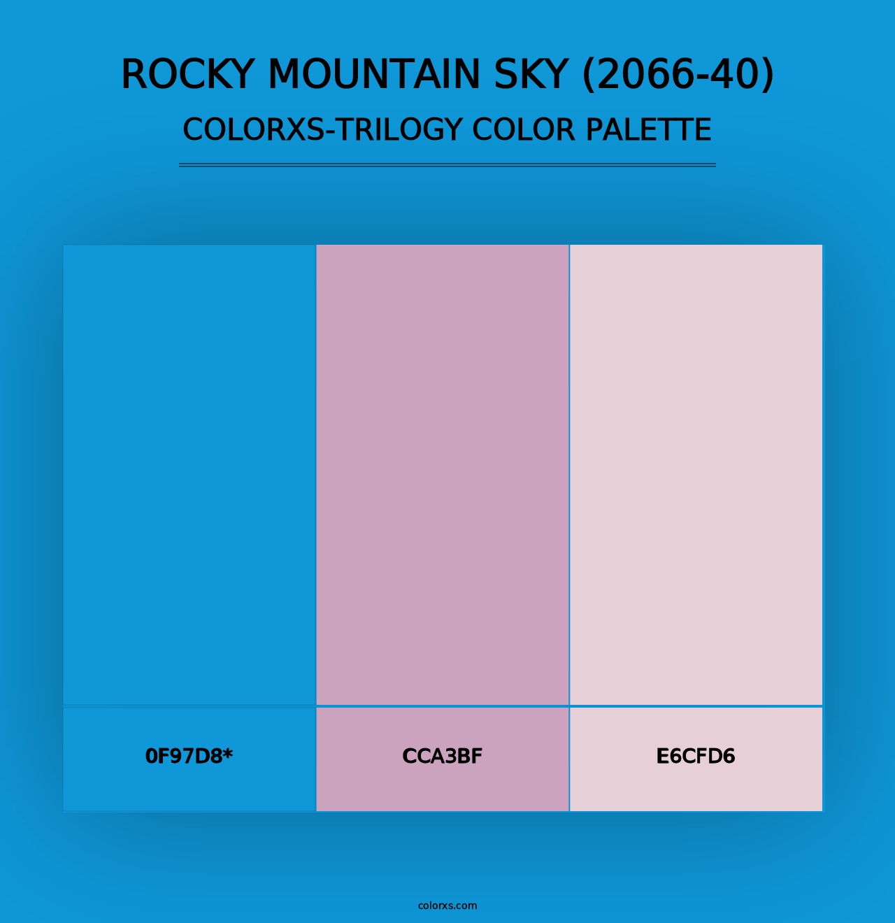 Rocky Mountain Sky (2066-40) - Colorxs Trilogy Palette