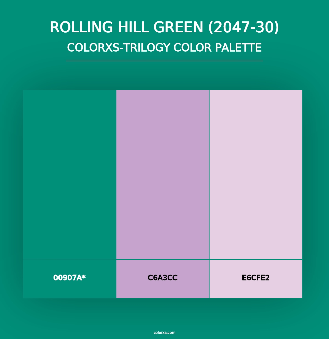 Rolling Hill Green (2047-30) - Colorxs Trilogy Palette