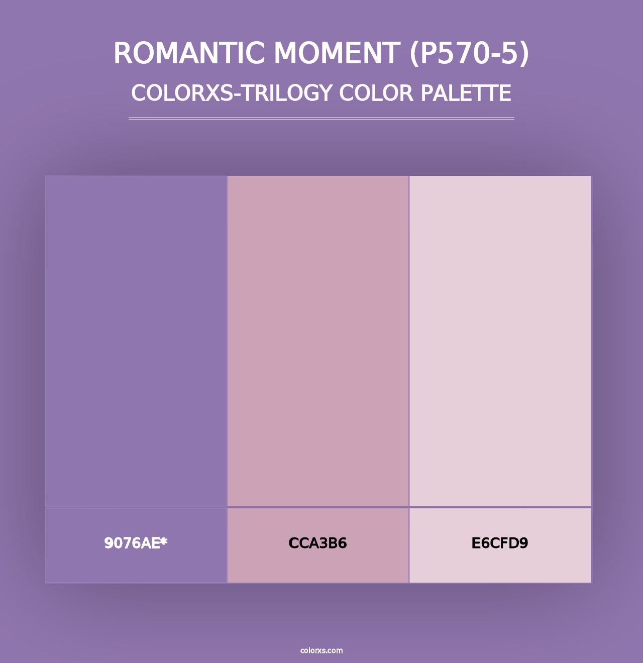 Romantic Moment (P570-5) - Colorxs Trilogy Palette