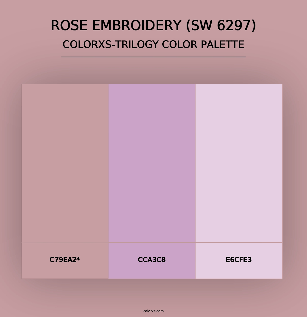 Rose Embroidery (SW 6297) - Colorxs Trilogy Palette