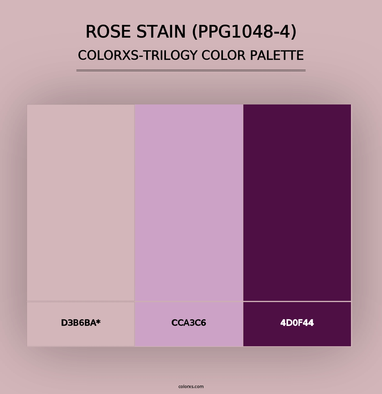 Rose Stain (PPG1048-4) - Colorxs Trilogy Palette