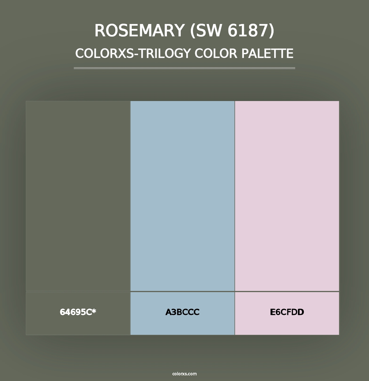 Rosemary (SW 6187) - Colorxs Trilogy Palette