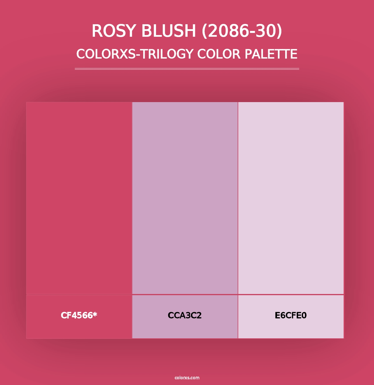 Rosy Blush (2086-30) - Colorxs Trilogy Palette