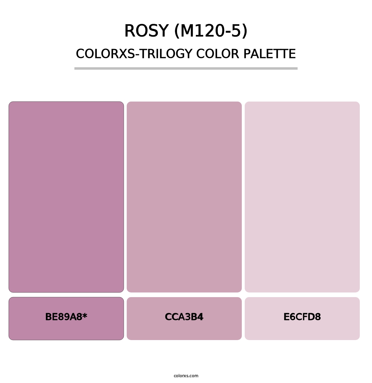 Rosy (M120-5) - Colorxs Trilogy Palette