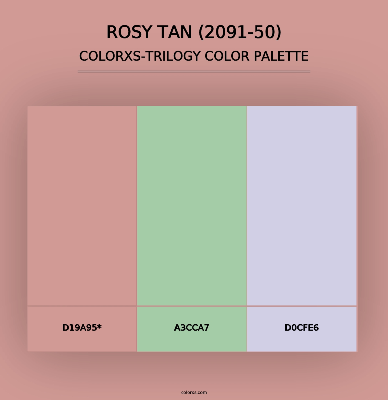 Rosy Tan (2091-50) - Colorxs Trilogy Palette