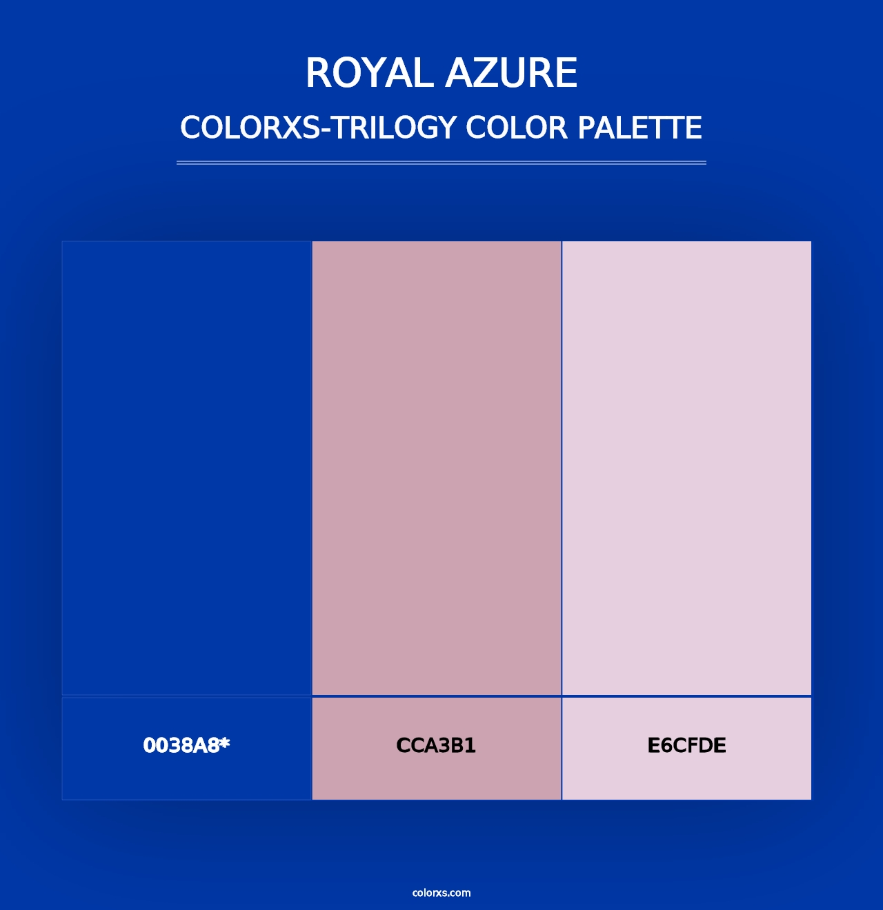 Royal Azure - Colorxs Trilogy Palette